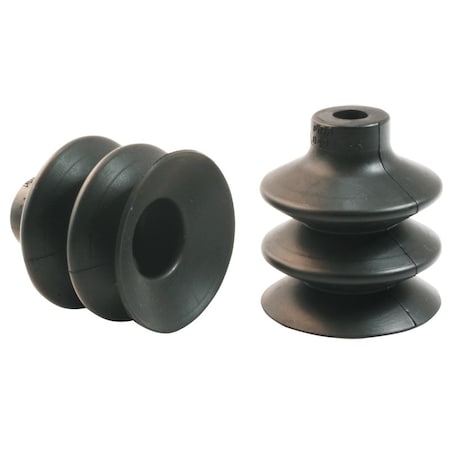 Fipa Bellows vacuum cup diam. 42 mm, NBR black 21.042.155.1